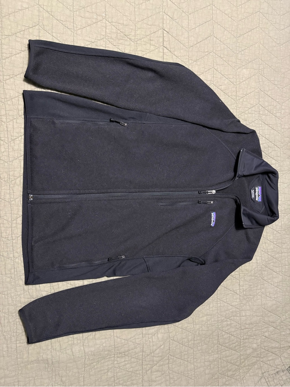 Patagonia R1 Full Zip Fleece Men’s Medium Black Polartec